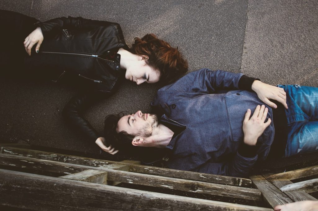 Un couple d'amoureux