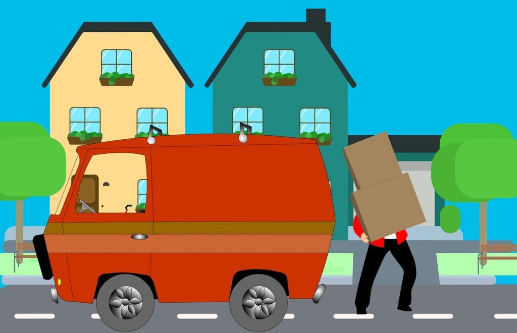 Camion de déménagement