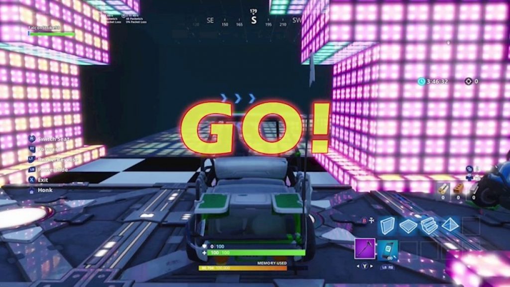 Rainbow Road à Fortnite